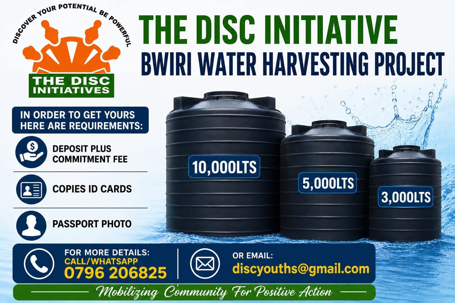 Bwiri Water Project Flyer